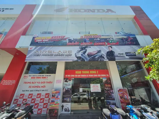 Top 5 Xe Honda Bán Chạy Nhất Tại Quy Nhơn - Bảng Giá Trung Hùng Cập Nhật 2026