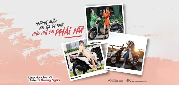 Các Mẫu Xe Honda Tay Ga Phù Hợp Cho Nữ