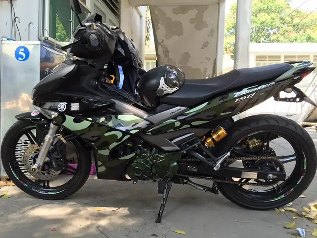 Review Chi Tiết Yamaha Exciter 150 Camo: Bỏ Túi Khi Mua Xe Cũ Đã Độ Kiểng