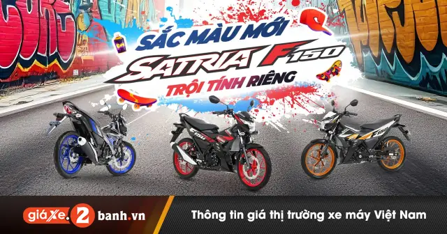 Giá Xe Satria F150 Mới Nhất Hôm Nay Tháng 3/2026 Tại Việt Nam