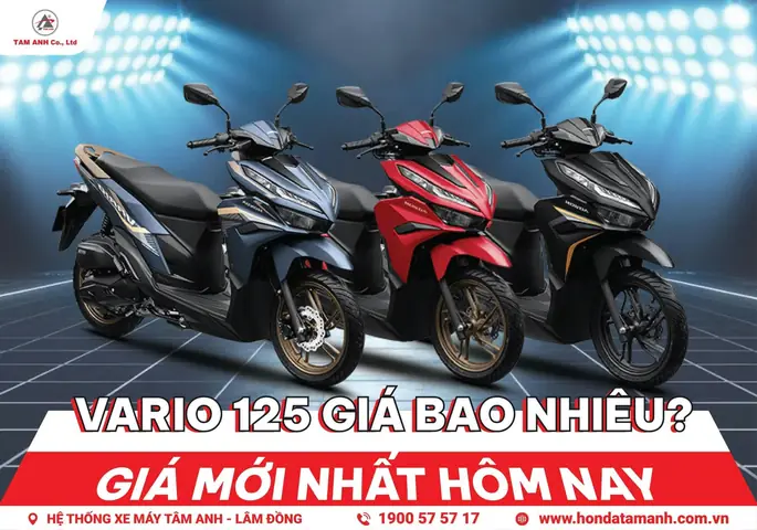 Honda Vario 125 Giá Bao Nhiêu? Cập Nhật Mới Nhất Và Đánh Giá Toàn Diện