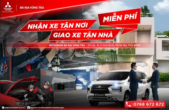 Giao Xe Tận Nhà Mitshubishi