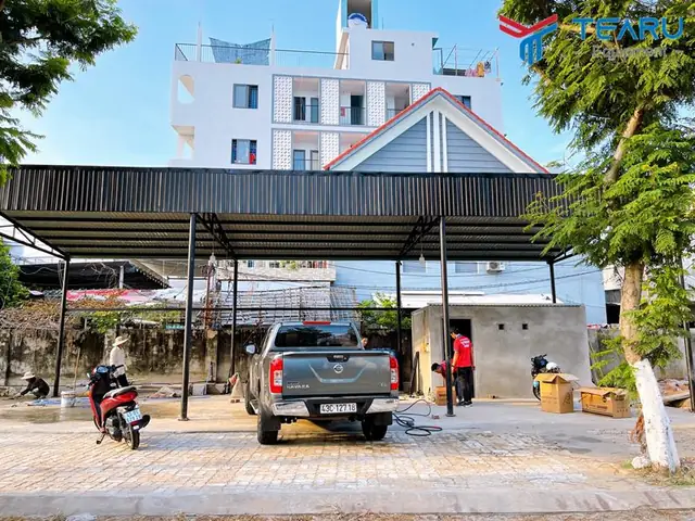 Maặt Bằng Nhà Rửa Xe