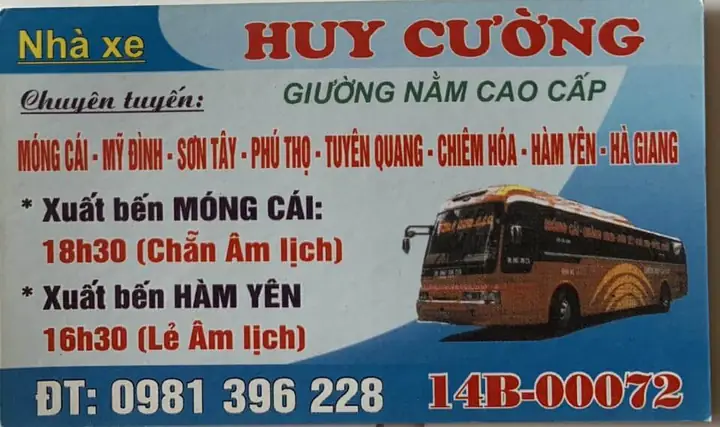 Nhà Xe Huy Cường Hàm Yên