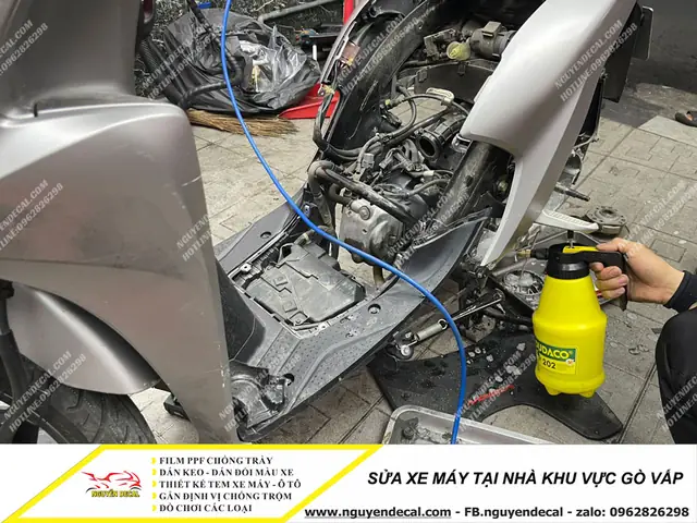 Sửa Xe Máy Tại Nhà Gò Vấp