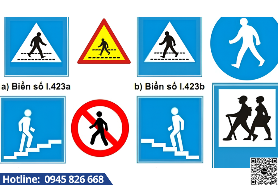 Biển dành cho người đi bộ