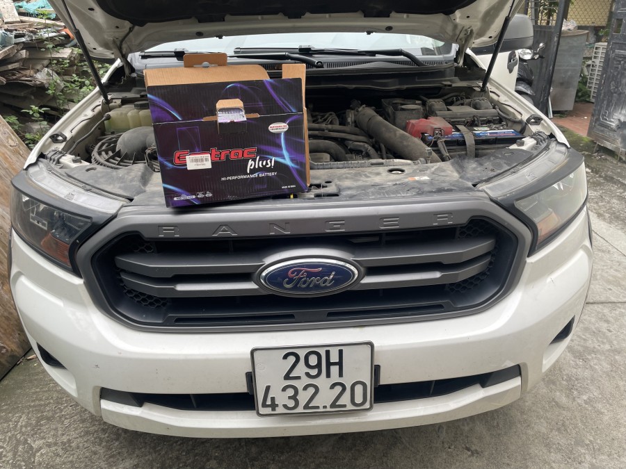 Ắc quy Emtrac Plus cho Ford Ranger bảo hành 18 tháng