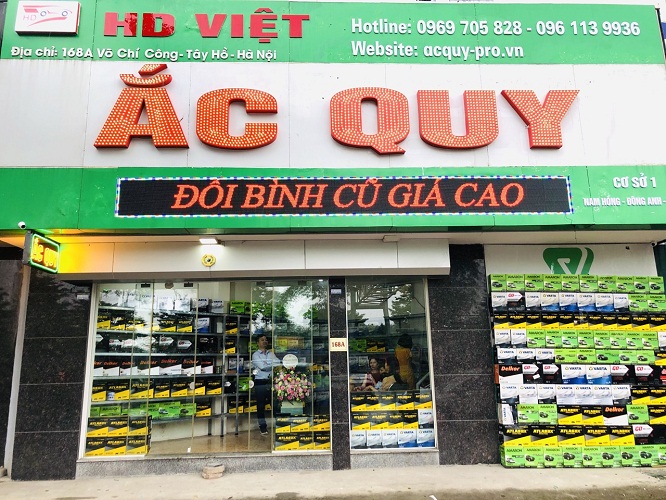 Cửa hàng ắc quy HD Việt