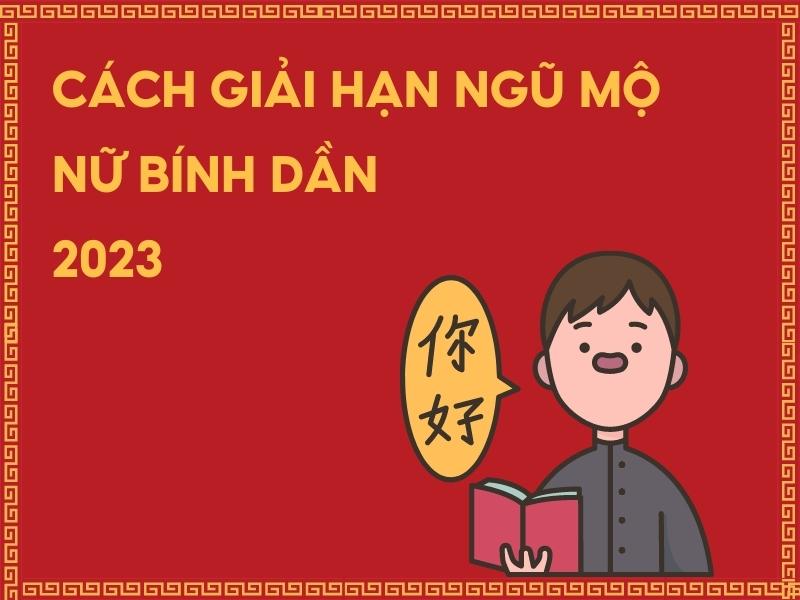 Vận hạn nữ Bính Dần năm 2023