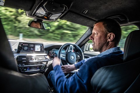 CAR magazine's Mark Walton and our BMW M5