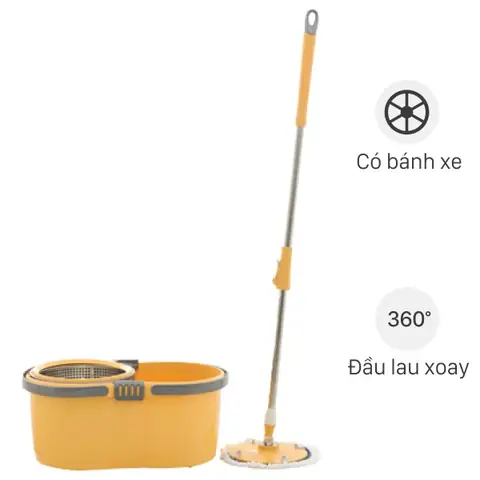 Bộ Lau Nhà Cáo Bánh Xe 360 Dmx