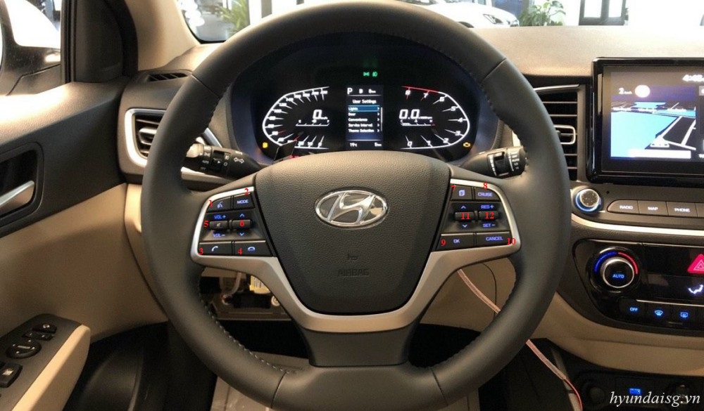 Hình Ảnh Hướng dẫn sử dụng xe Hyundai Accent cho người mới (model 2021) 25
