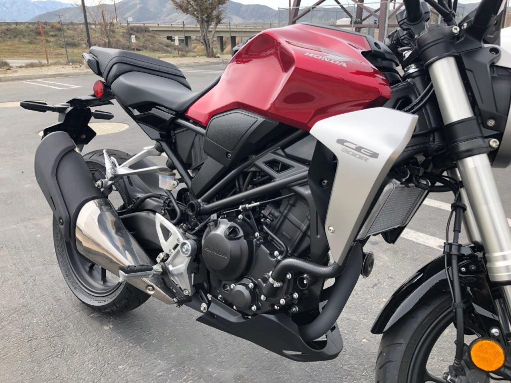 2019 Honda CB300R gas tank.