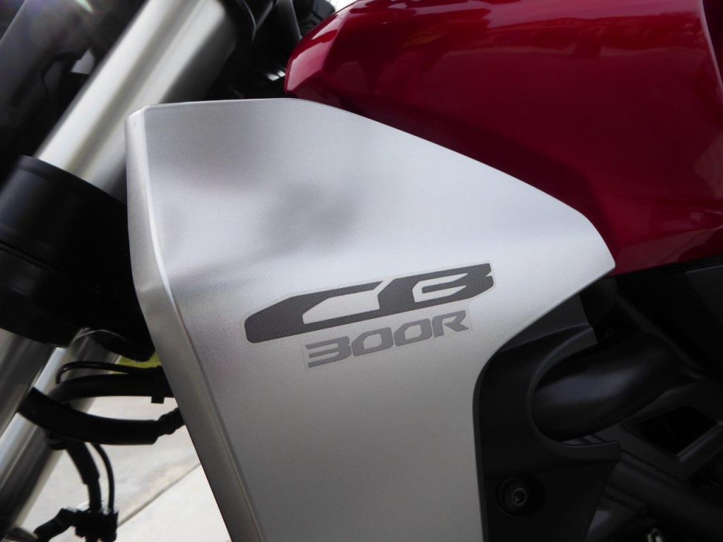 2019 Honda CB300R rear suspension.