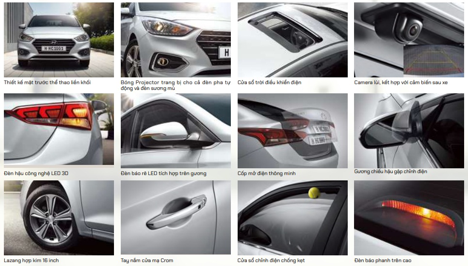 Thông số kỹ thuật xe Hyundai Accent 2020: Nội thất 