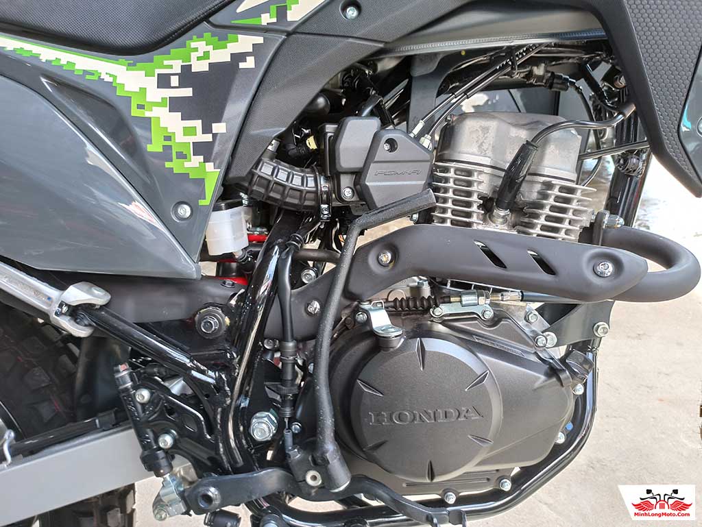 Phần động cơ của CRF 150.