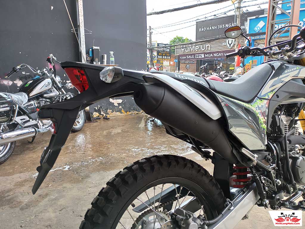 Pô xe CRF150 khá cao