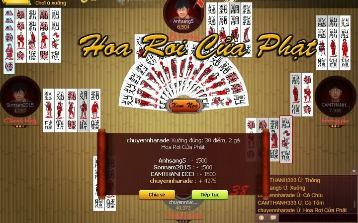 Cước Ù Nhà Lầu Xe Hơi Hoa Rơi Cửa Phật