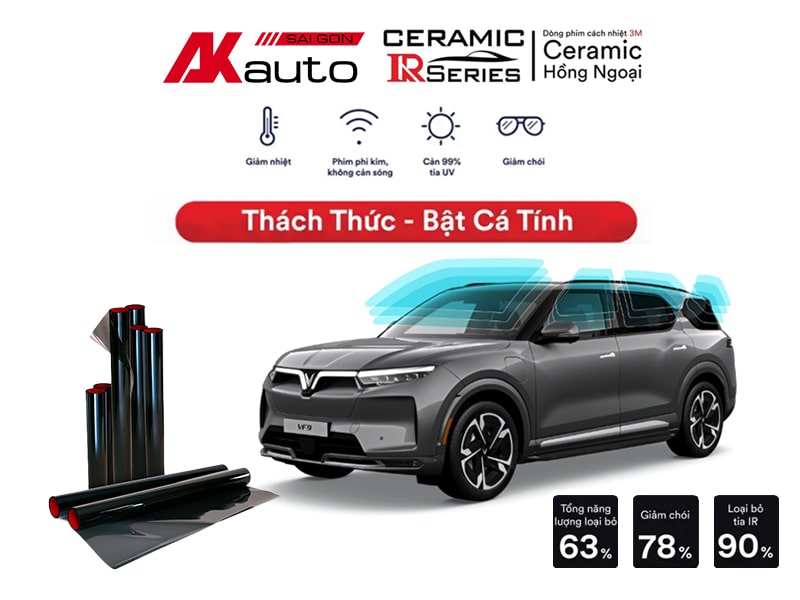 Phim cách nhiệt 3M IR Series ( Ceramic hồng ngoại ) phân khúc phổ thông