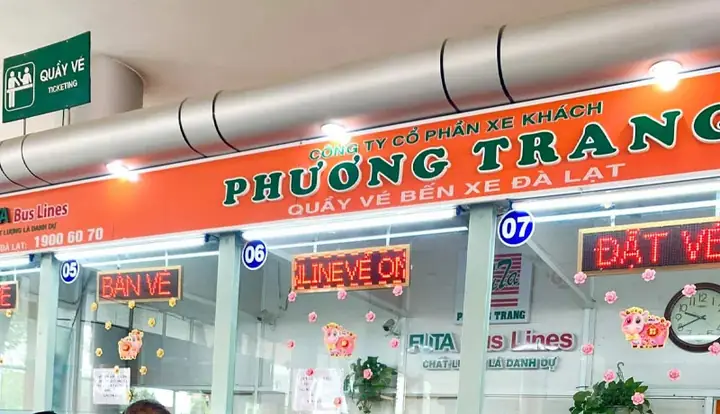 Địa Chỉ Quầy Nhà Xe Nphương Trang