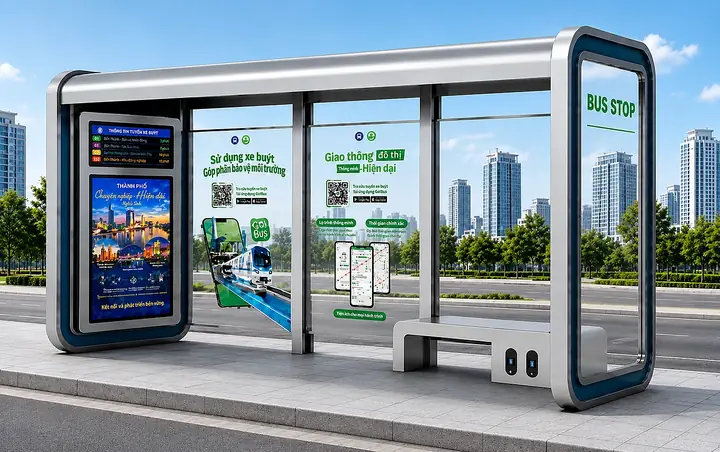 Doở Bỏ Nhà Chờ Xe Bus Bến Thành