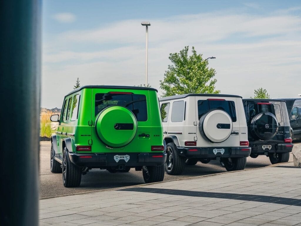 Ngoại Thất Xe Mercedes-AMG G63 Lăn Bánh Việt Nam