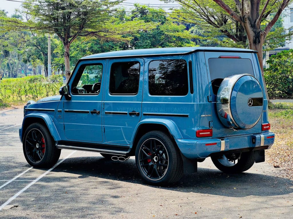 Mercedes-AMG G63 Màu Xanh Brilliant Blue Metallic