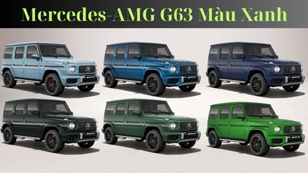 Mercedes-AMG G63 Màu Xanh Emerald Green Metallic