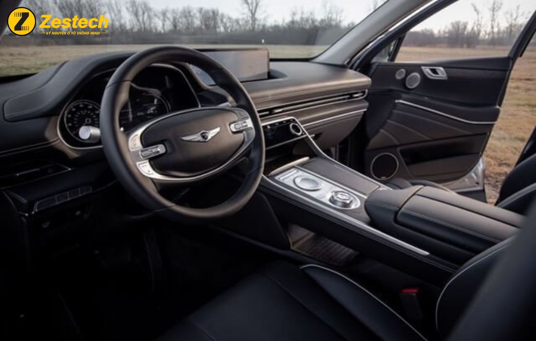 Bảng táp lô xe Genesis GV80 được làm từ những chất liệu cao cấp