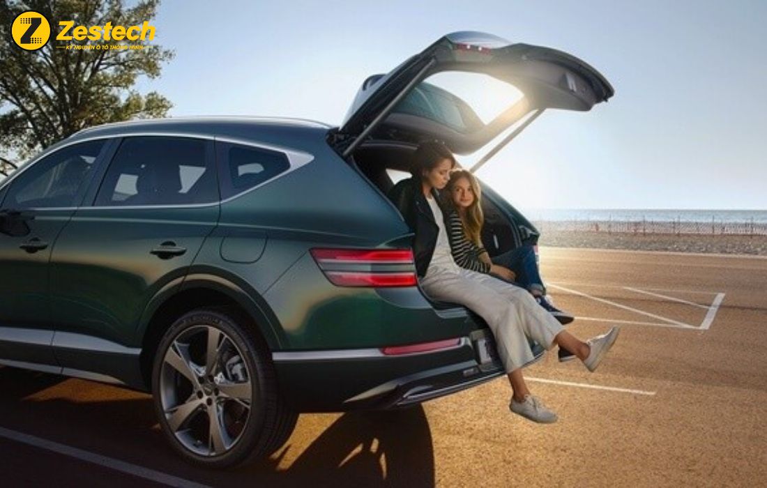 Khoang hành lý của Genesis GV80 vô cùng rộng rãi