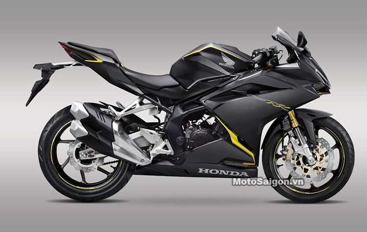 Honda CBR250 2016 màu Đen xanh neon