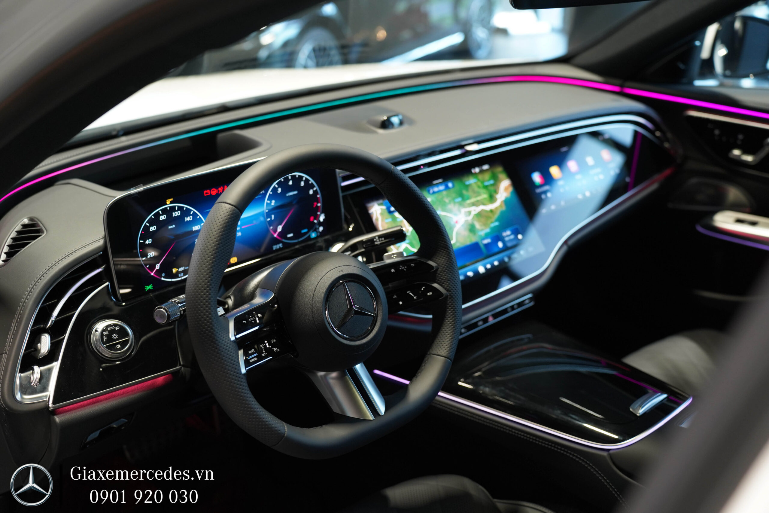 Giao diện mới trên Mercedes E300 AMG All New 2025