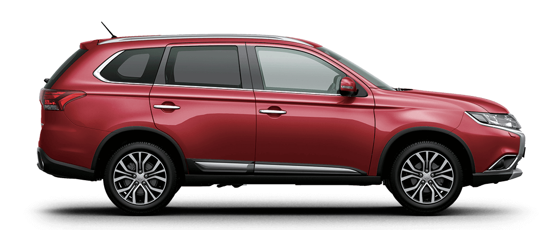 Xe Outlander màu đỏ