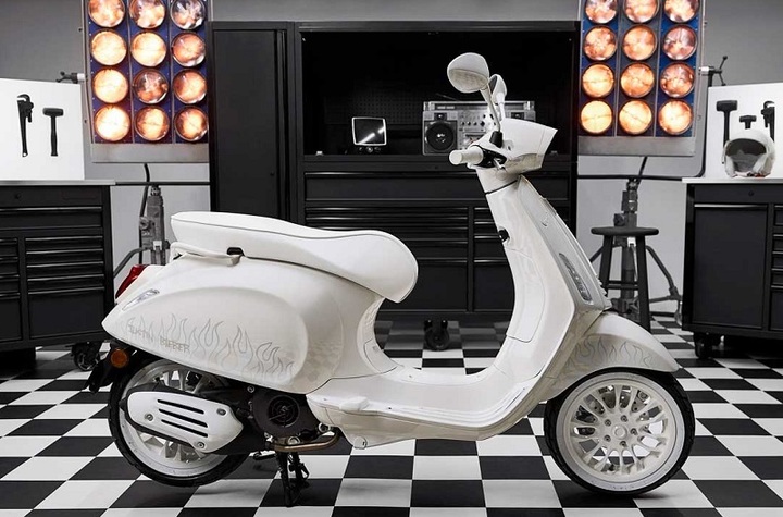 Vespa Sprint Justin Bieber x Vespa 150. (Ảnh: Vespa)