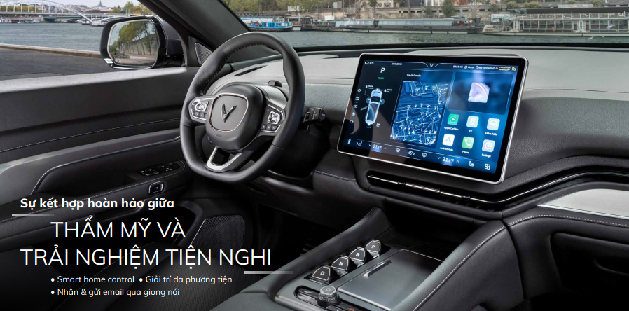 tiện nghi của xe vf9