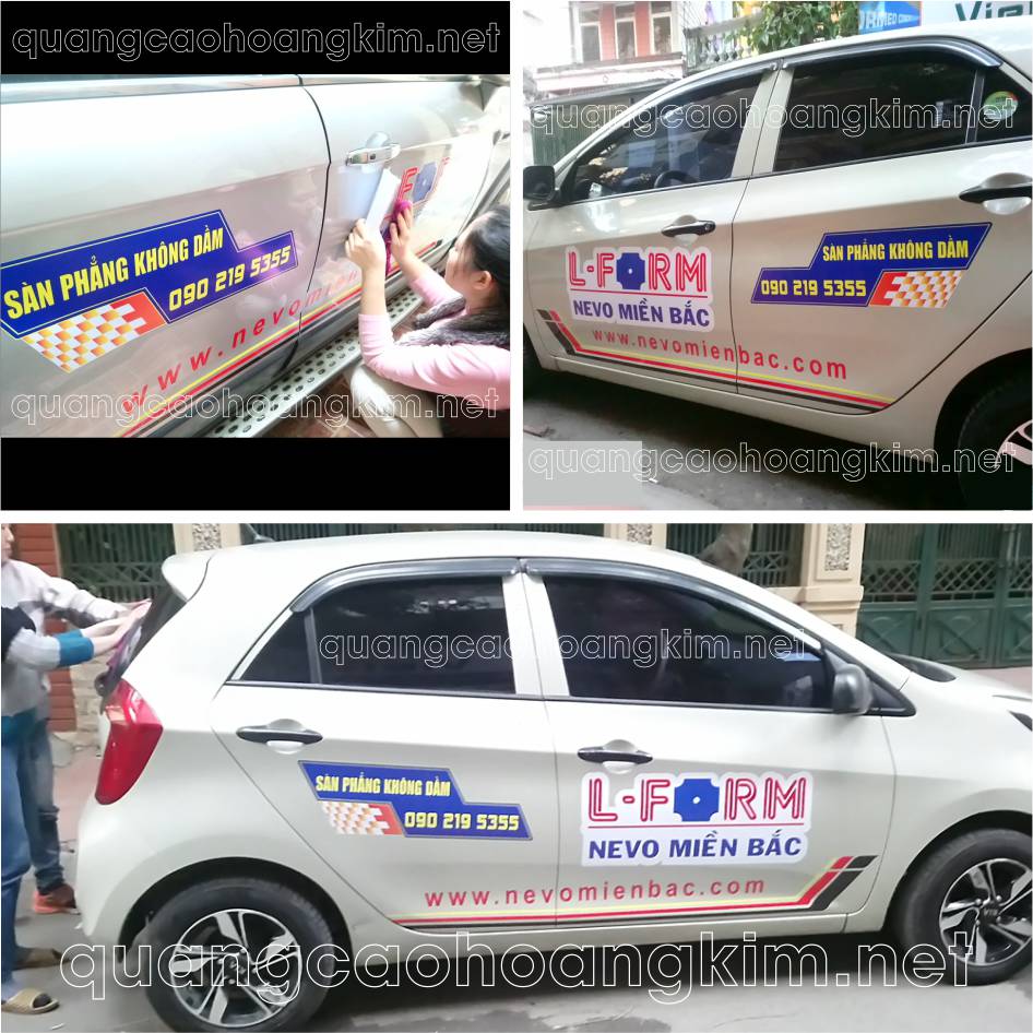 dan decal xe oto xe hoi quang cao 3 - DÁN DECAL XE OTO (Ô TÔ CON), XE HƠI QUẢNG CÁO ĐẸP