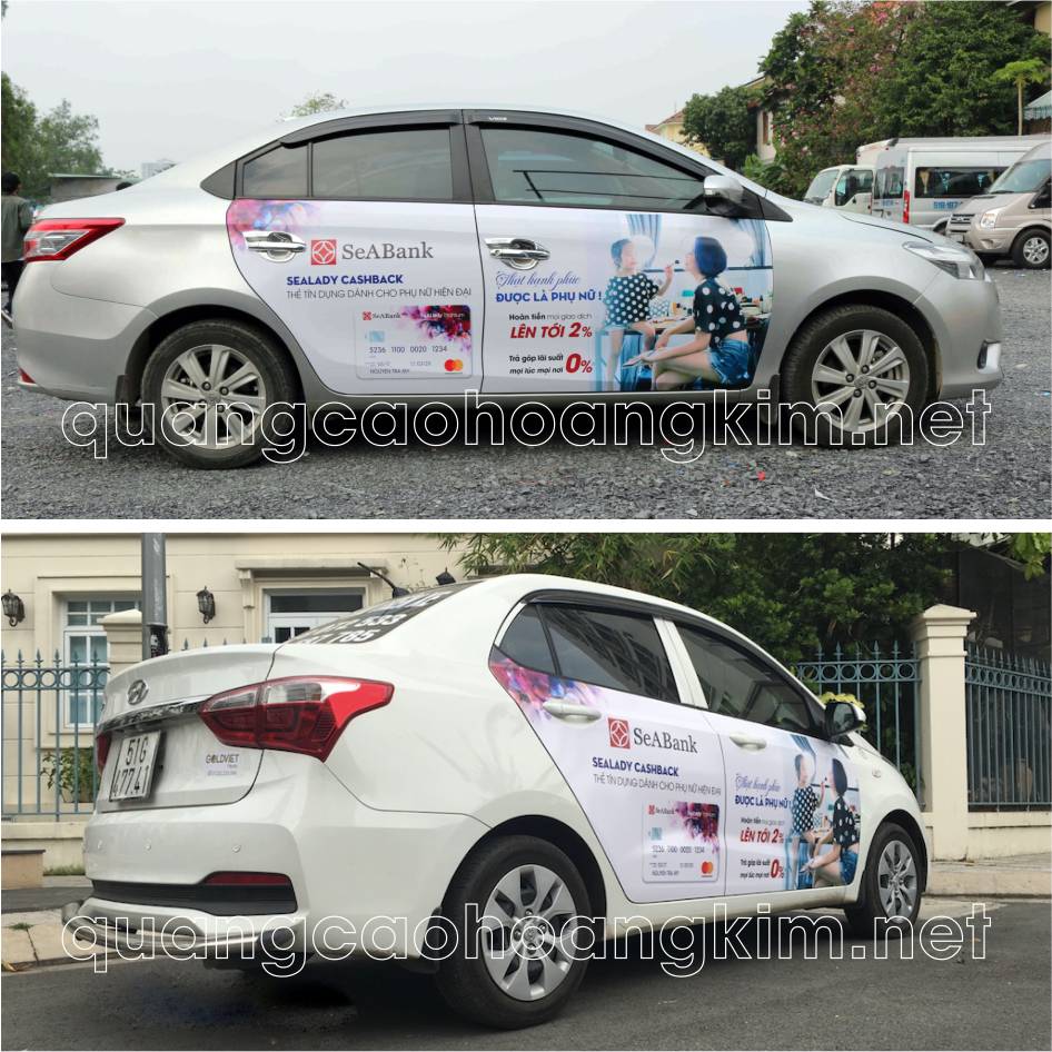 dan decal xe oto xe hoi quang cao 4 - DÁN DECAL XE OTO (Ô TÔ CON), XE HƠI QUẢNG CÁO ĐẸP