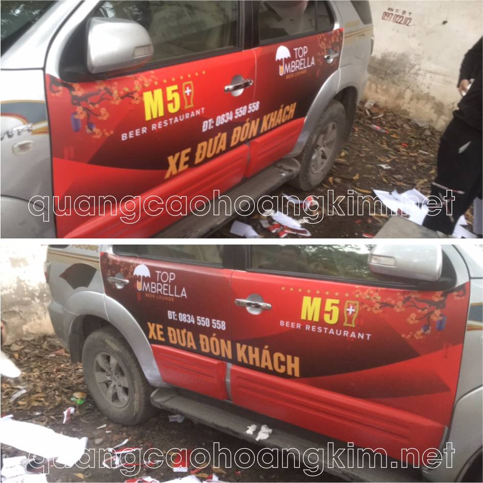 dan decal xe oto xe hoi quang cao 23 - DÁN DECAL XE OTO (Ô TÔ CON), XE HƠI QUẢNG CÁO ĐẸP