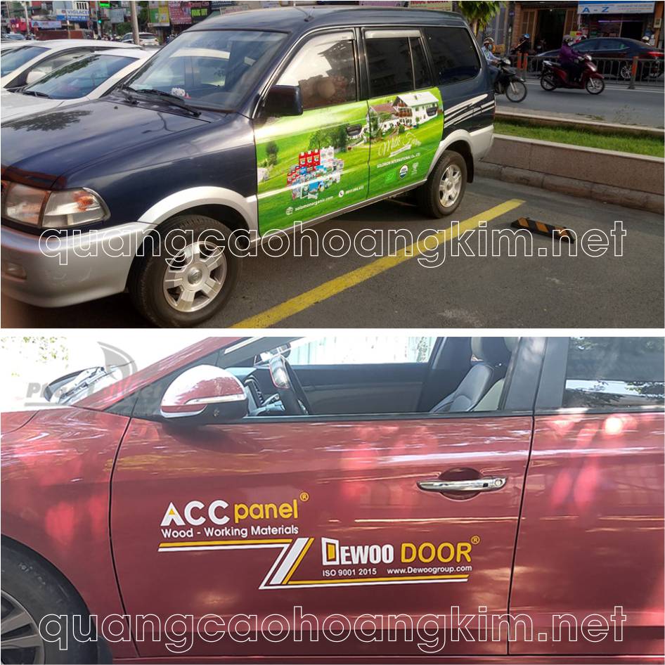 dan decal xe oto xe hoi quang cao 7 1 - DÁN DECAL XE OTO (Ô TÔ CON), XE HƠI QUẢNG CÁO ĐẸP