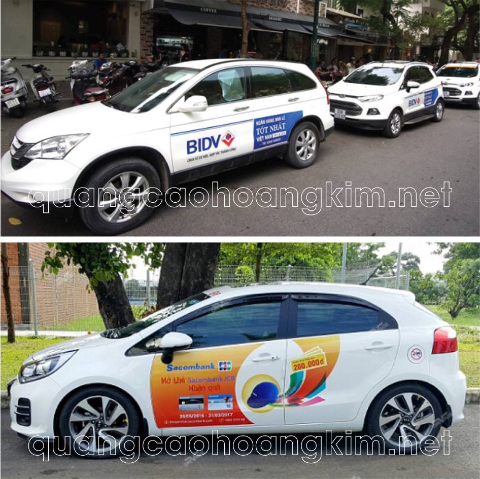 dan decal xe oto xe hoi quang cao 9 - DÁN DECAL XE OTO (Ô TÔ CON), XE HƠI QUẢNG CÁO ĐẸP