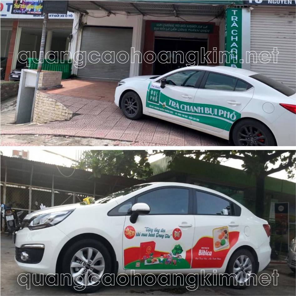 dan decal xe oto xe hoi quang cao 10 - DÁN DECAL XE OTO (Ô TÔ CON), XE HƠI QUẢNG CÁO ĐẸP