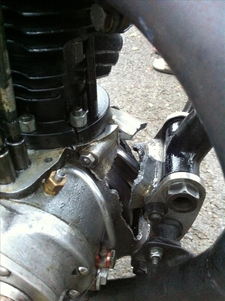 blown crankcase