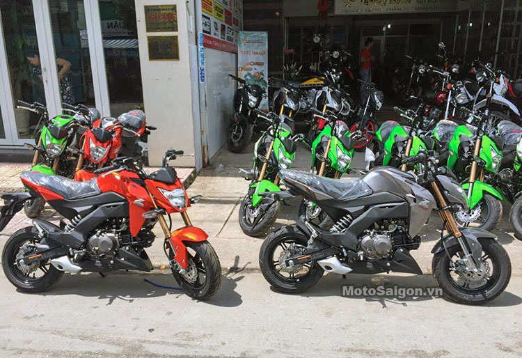 Đập thùng lô hàng Kawasaki Z125 Pro 2017 giá hơn 80 triệu đồng