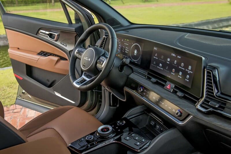 Hình ảnh nội thất của chiếc Sportage