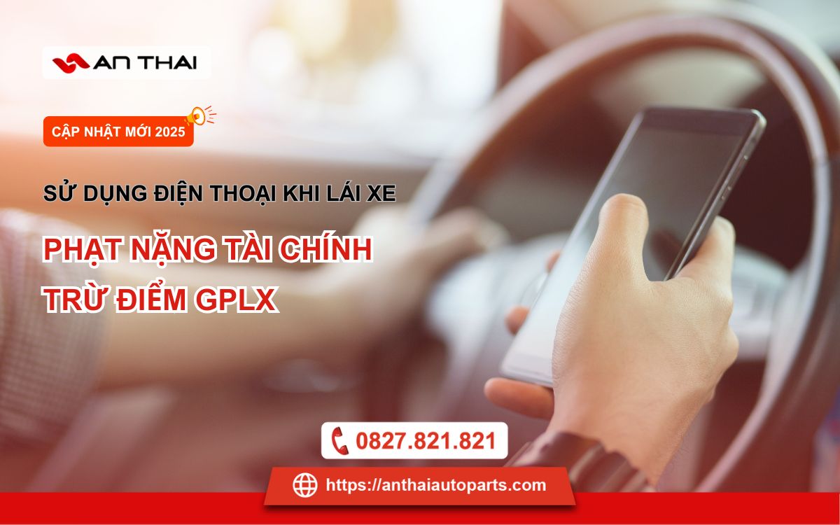 Lỗi sử dụng điện thoại khi lái xe