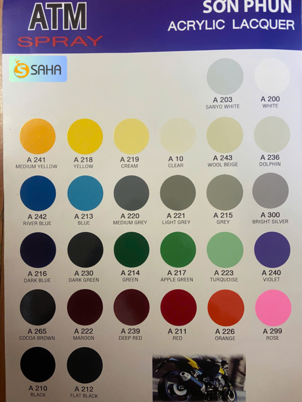 Tổng kho keo dán SAHA chuyên cung cấp sơn xịt ATM chính hãng