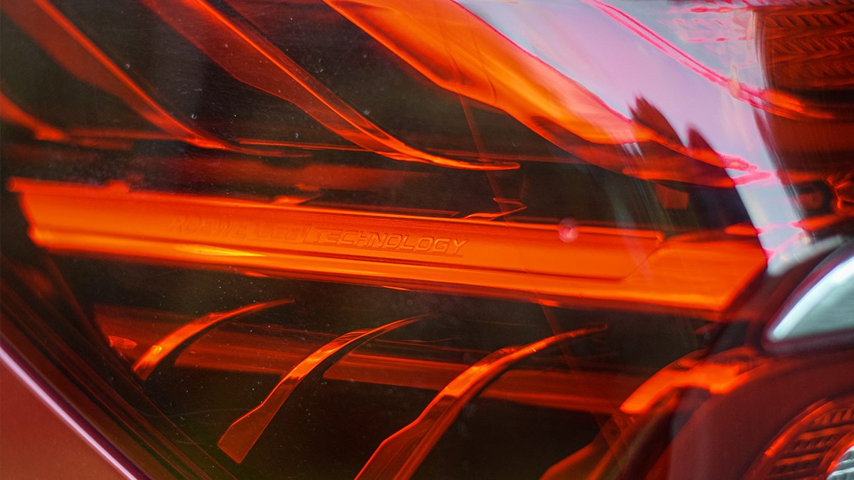The MG RX5 Tail Light Detail