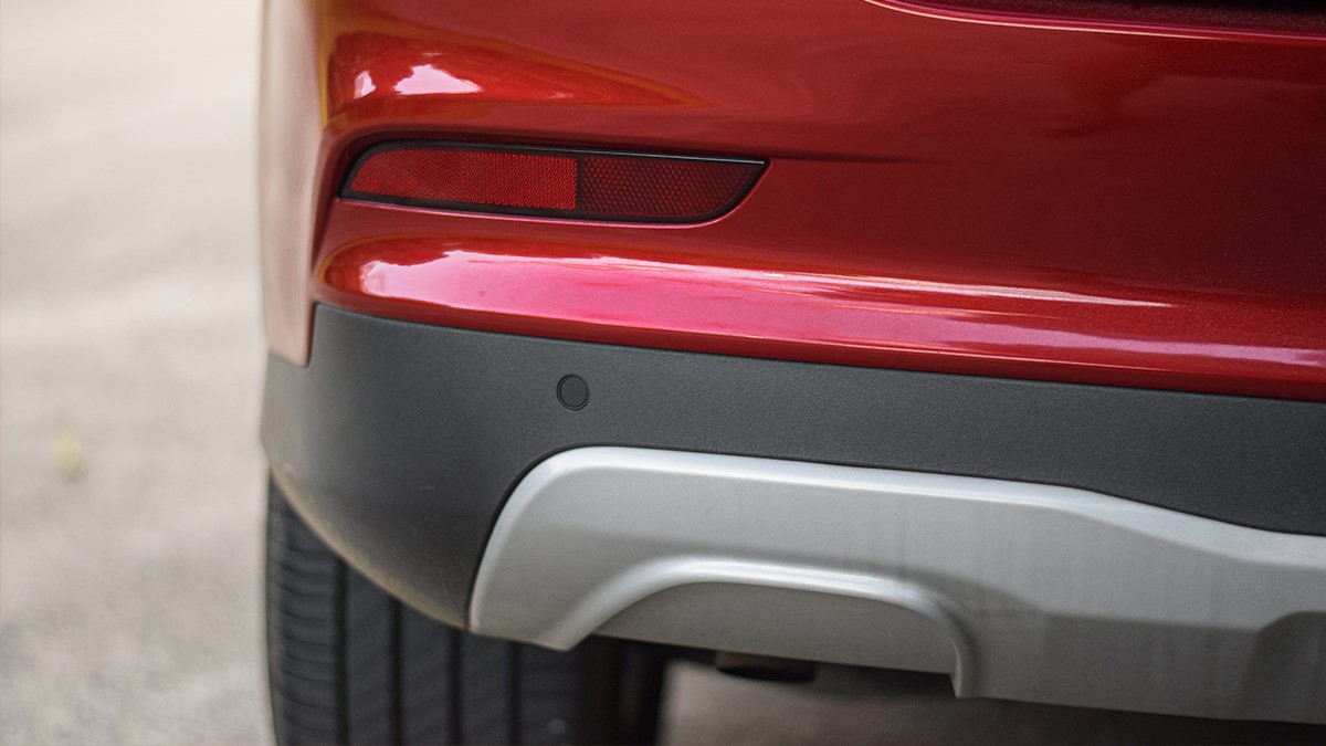 The MG RX5 Rear Sensors