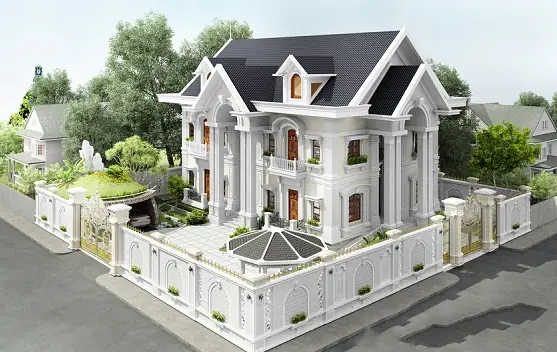 Nhà Có 2 Lối Vào Để Dắt Xe