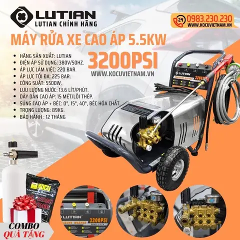 Nhà Máy Sản Xuất Máy Rửa Xe Lutian